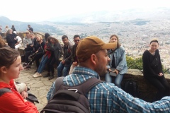 Monserate mit Blick auf Bogotá